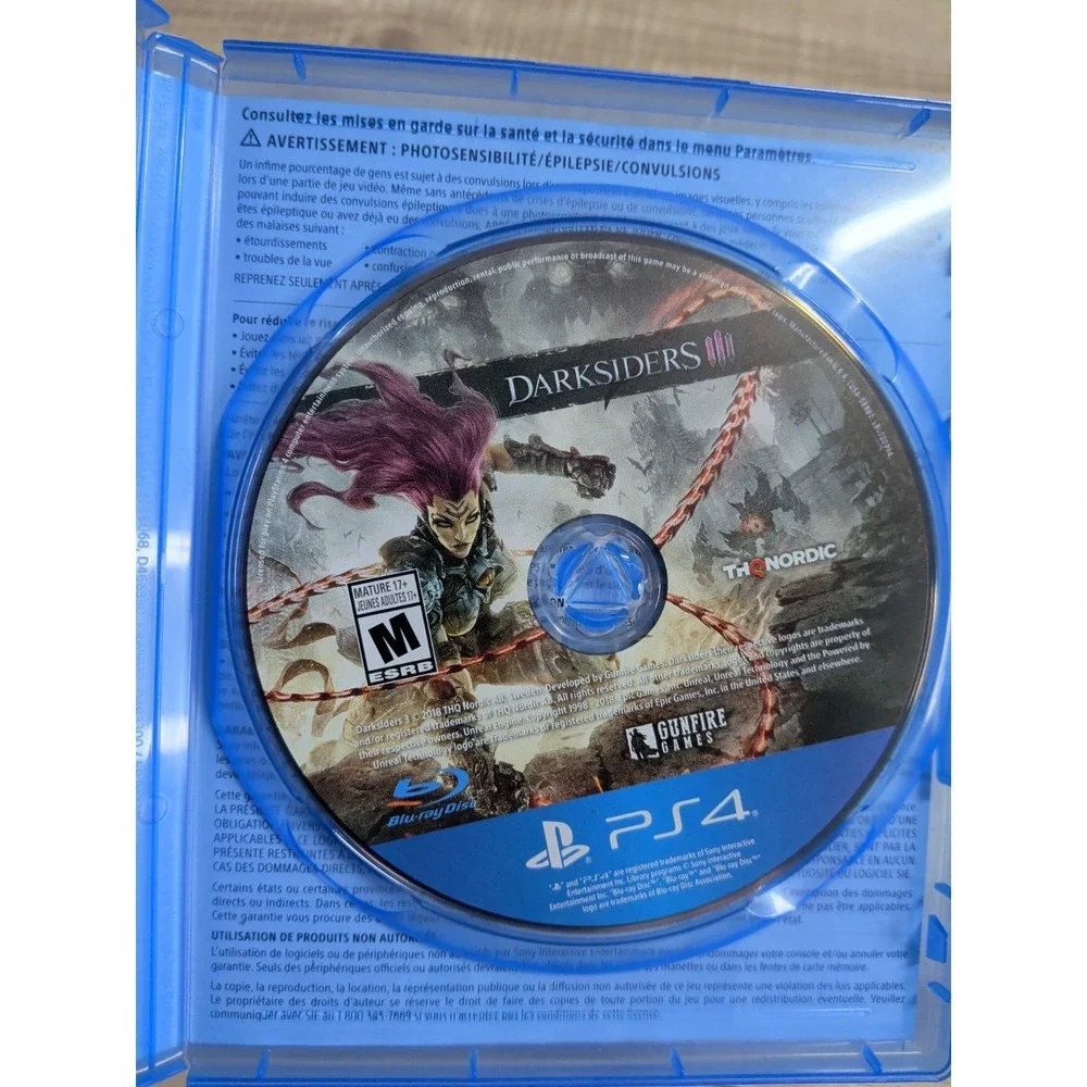 Darksiders III PS4 PlayStation 4 THQ Nordic Video Game